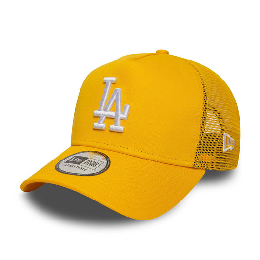 New Era 9FORTY Trucker LA Dodgers MLB League Essential yellow