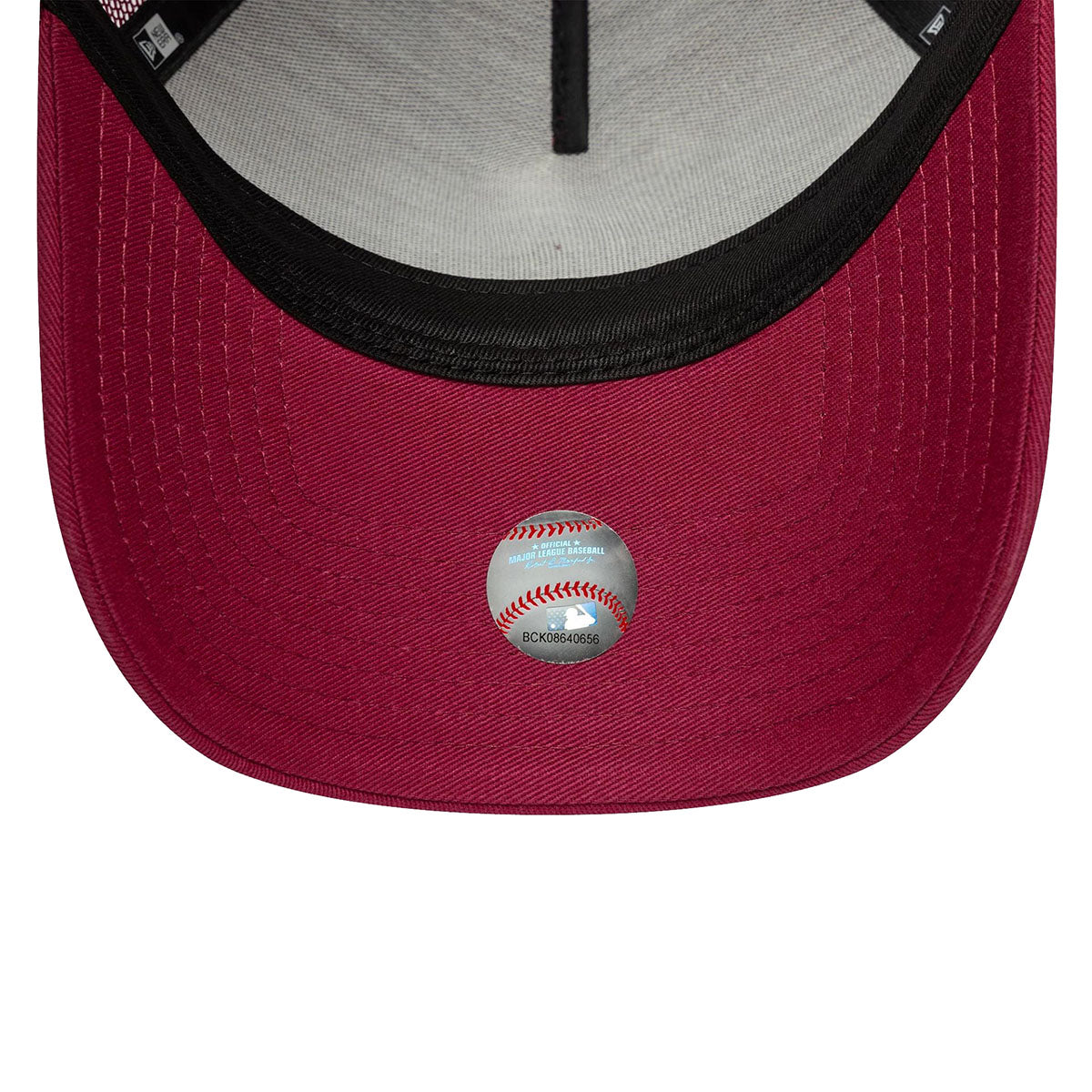 New Era 9FORTY Trucker Cap LA Dodgers MLB League Essential dark red