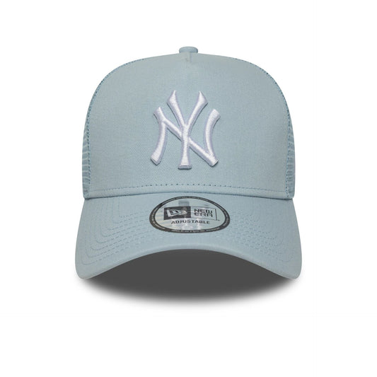 New Era 9FORTY Trucker Cap New York Yankees MLB League Essential light blue