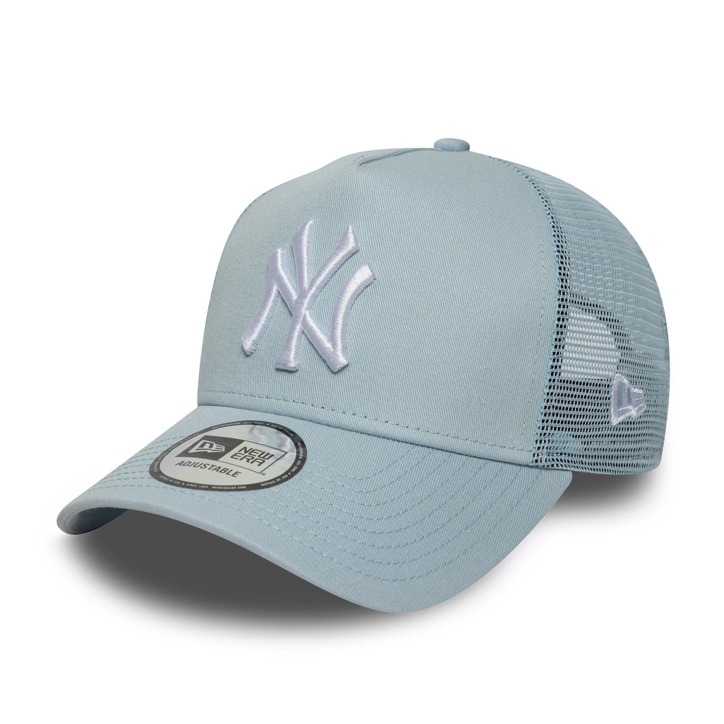 New Era 9FORTY Trucker Cap New York Yankees MLB League Essential light blue