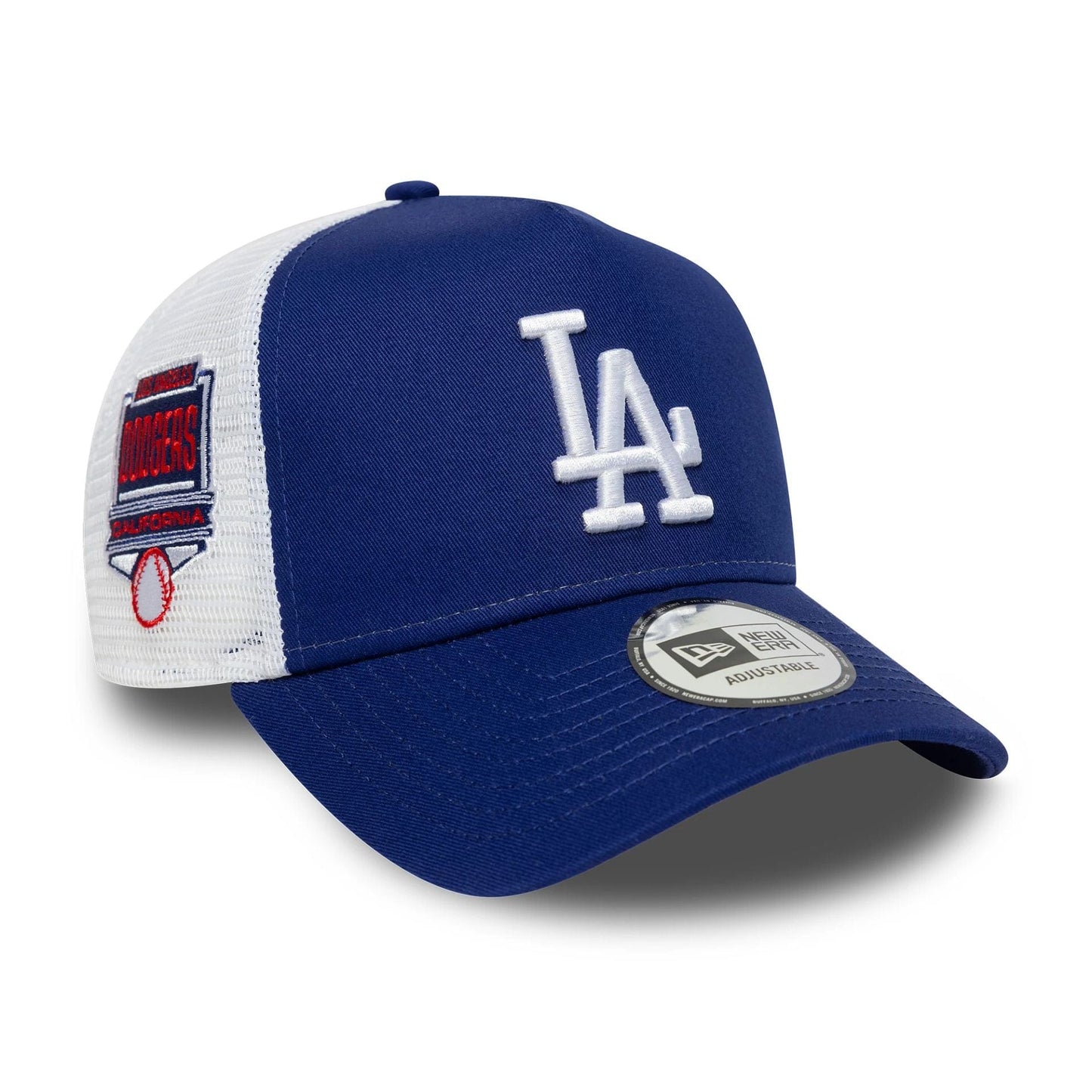 New Era 9FORTY A-Frame Trucker Cap LA Dodgers MLB Side Patch dark blue