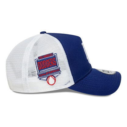 New Era 9FORTY A-Frame Trucker Cap LA Dodgers MLB Side Patch dark blue