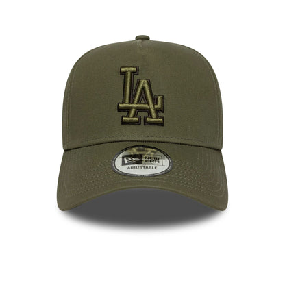 New Era 9FORTY E-Frame Cap LA Dodgers Team Outline dark green