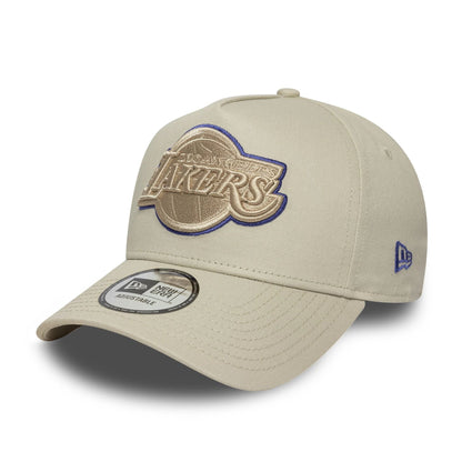 New Era 9FORTY E-Frame Cap LA Lakers Team Outline beige
