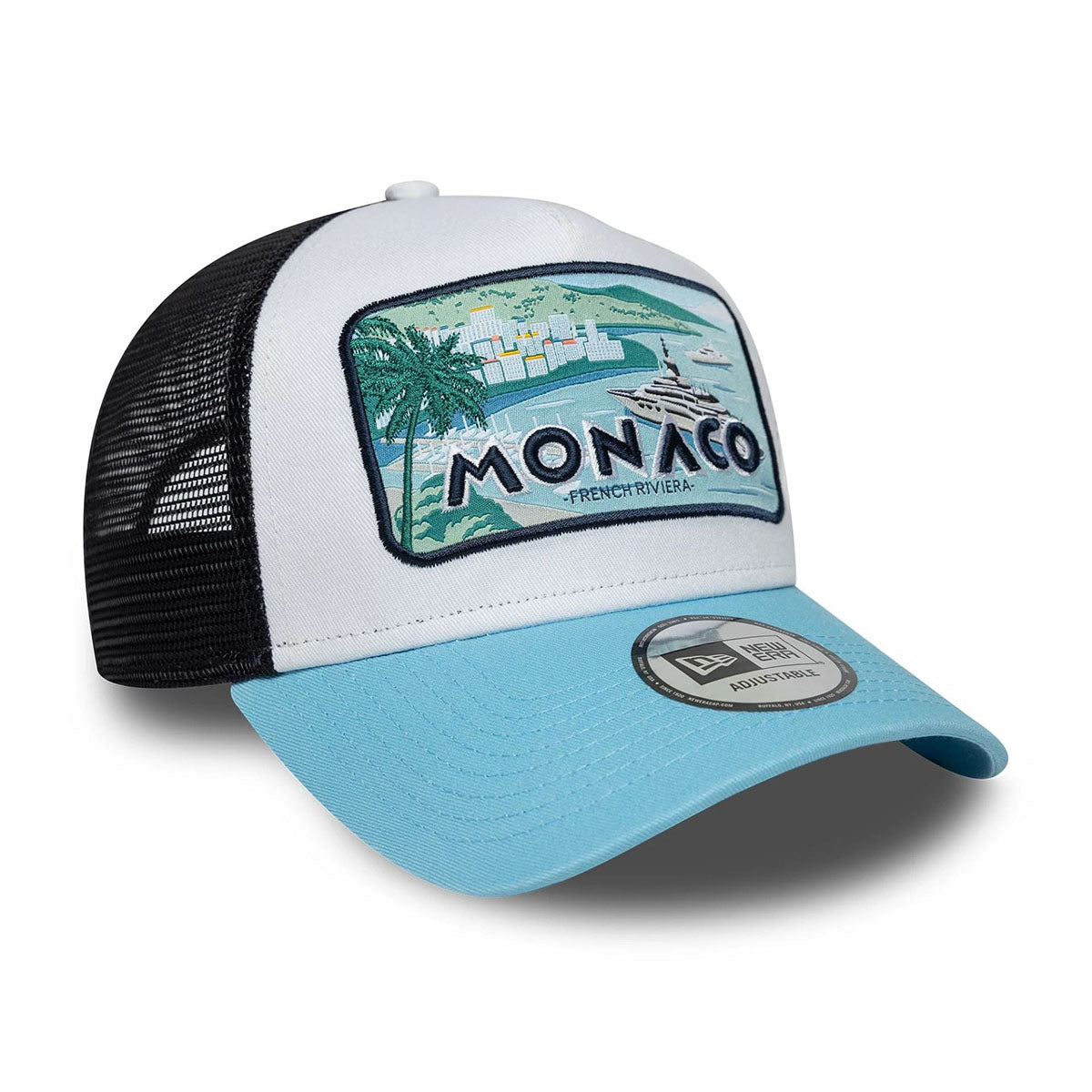 New Era 9FORTY Trucker Cap Summer Monaco light blue