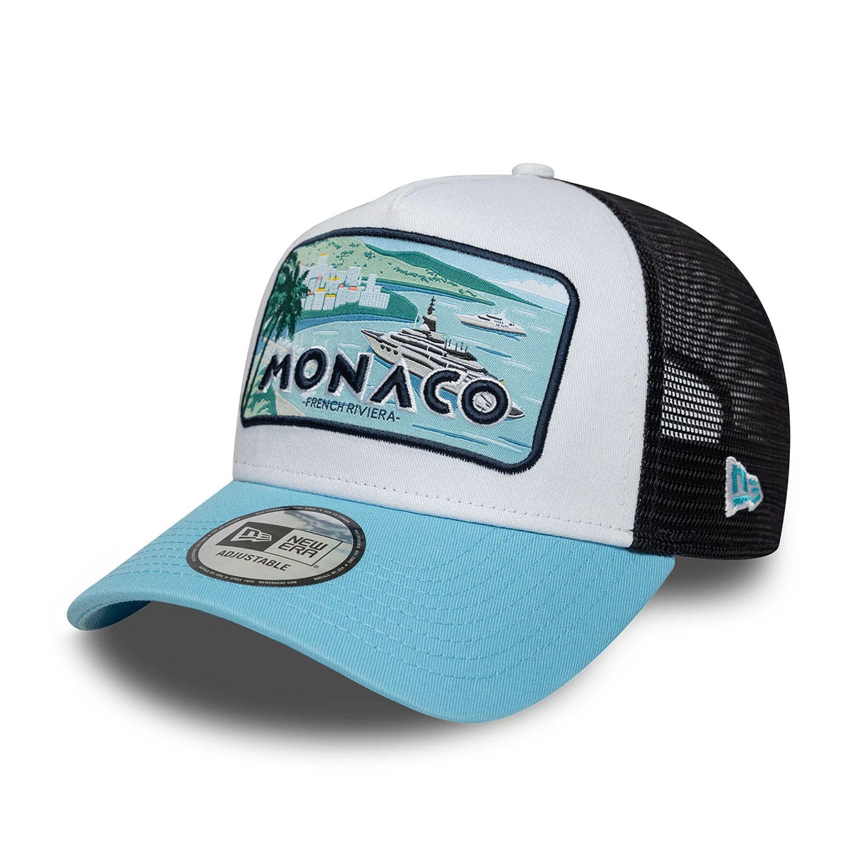 New Era 9FORTY Trucker Cap Summer Monaco light blue