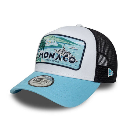 New Era 9FORTY Trucker Cap Summer Monaco light blue