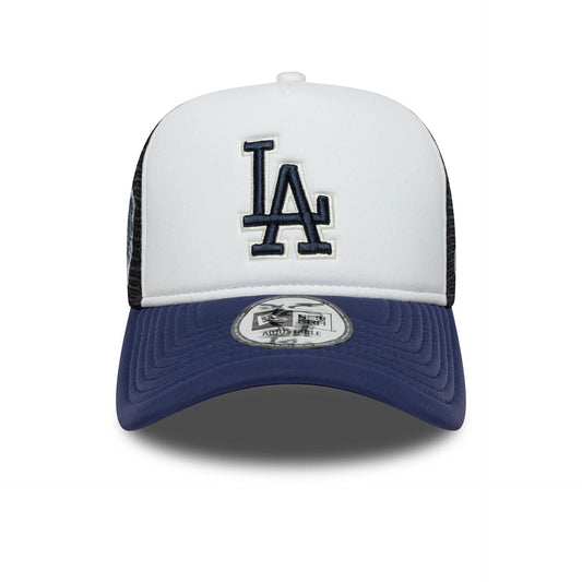 New Era 9FORTY E-Frame Trucker Cap LA Dodgers MLB World Series navy