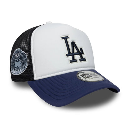 New Era 9FORTY E-Frame Trucker Cap LA Dodgers MLB World Series navy