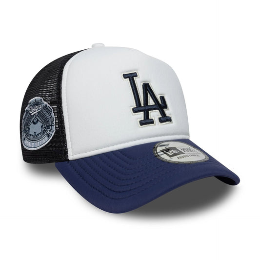 New Era 9FORTY E-Frame Trucker Cap LA Dodgers MLB World Series navy