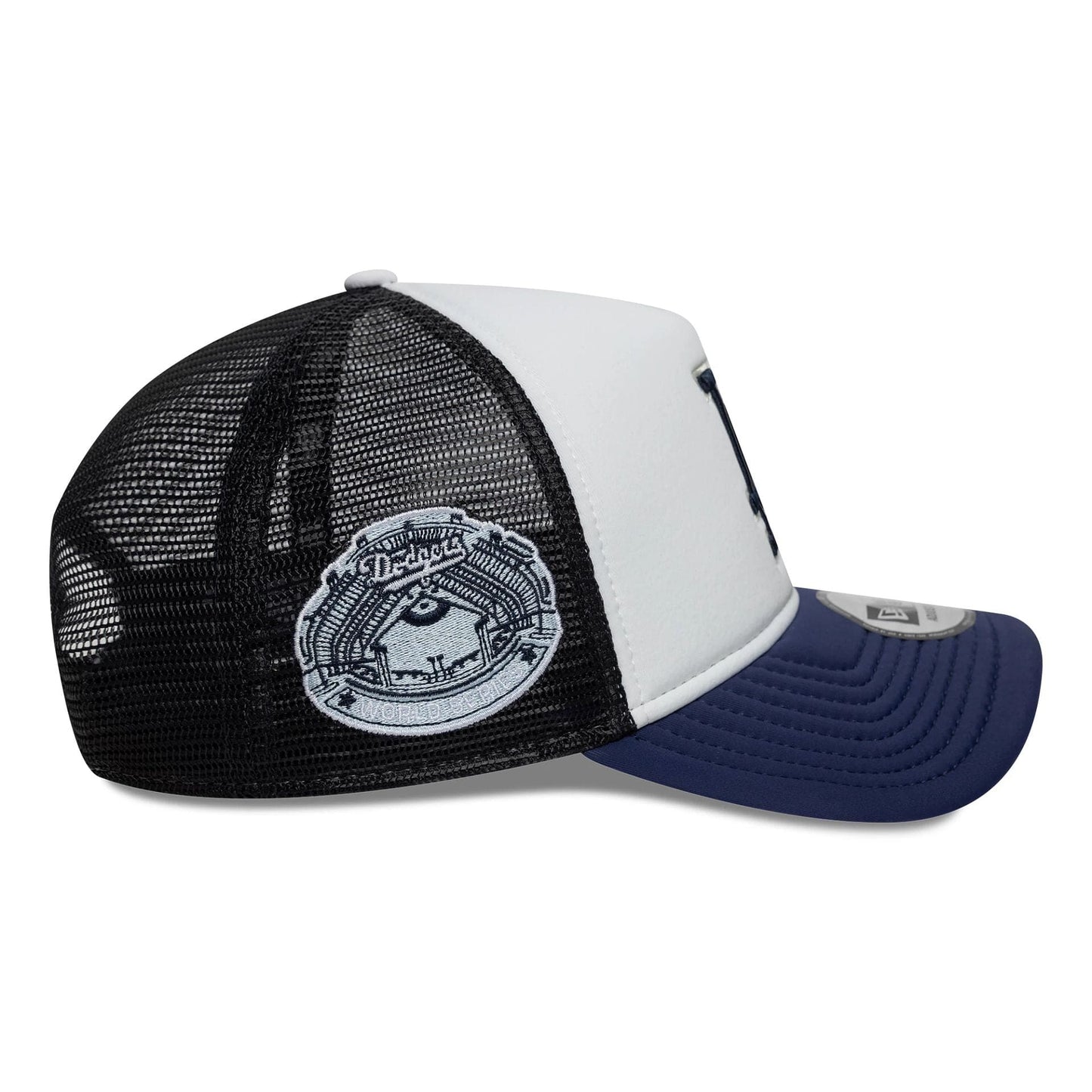 New Era 9FORTY E-Frame Trucker Cap LA Dodgers MLB World Series navy