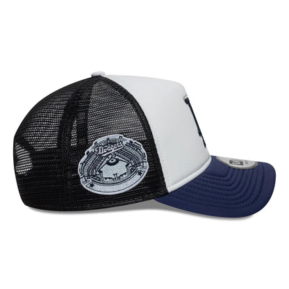 New Era 9FORTY E-Frame Trucker Cap LA Dodgers MLB World Series navy