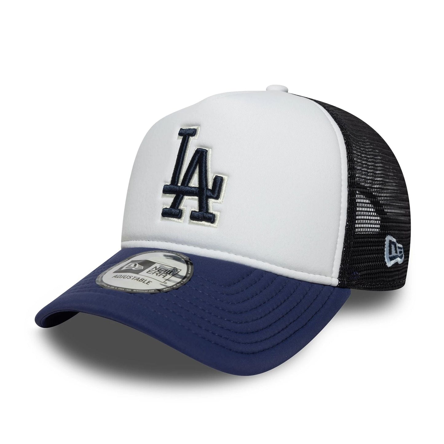 New Era 9FORTY E-Frame Trucker Cap LA Dodgers MLB World Series navy