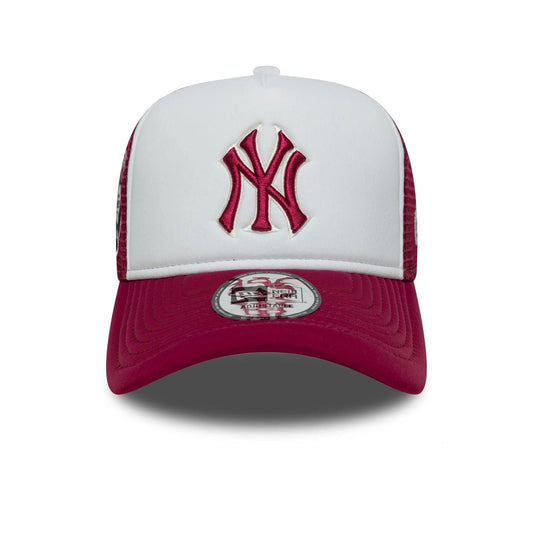 New Era 9FORTY E-Frame Trucker Cap New York Yankees MLB World Series red