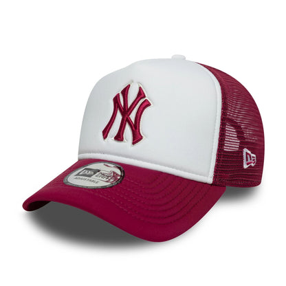 New Era 9FORTY E-Frame Trucker Cap New York Yankees MLB World Series red