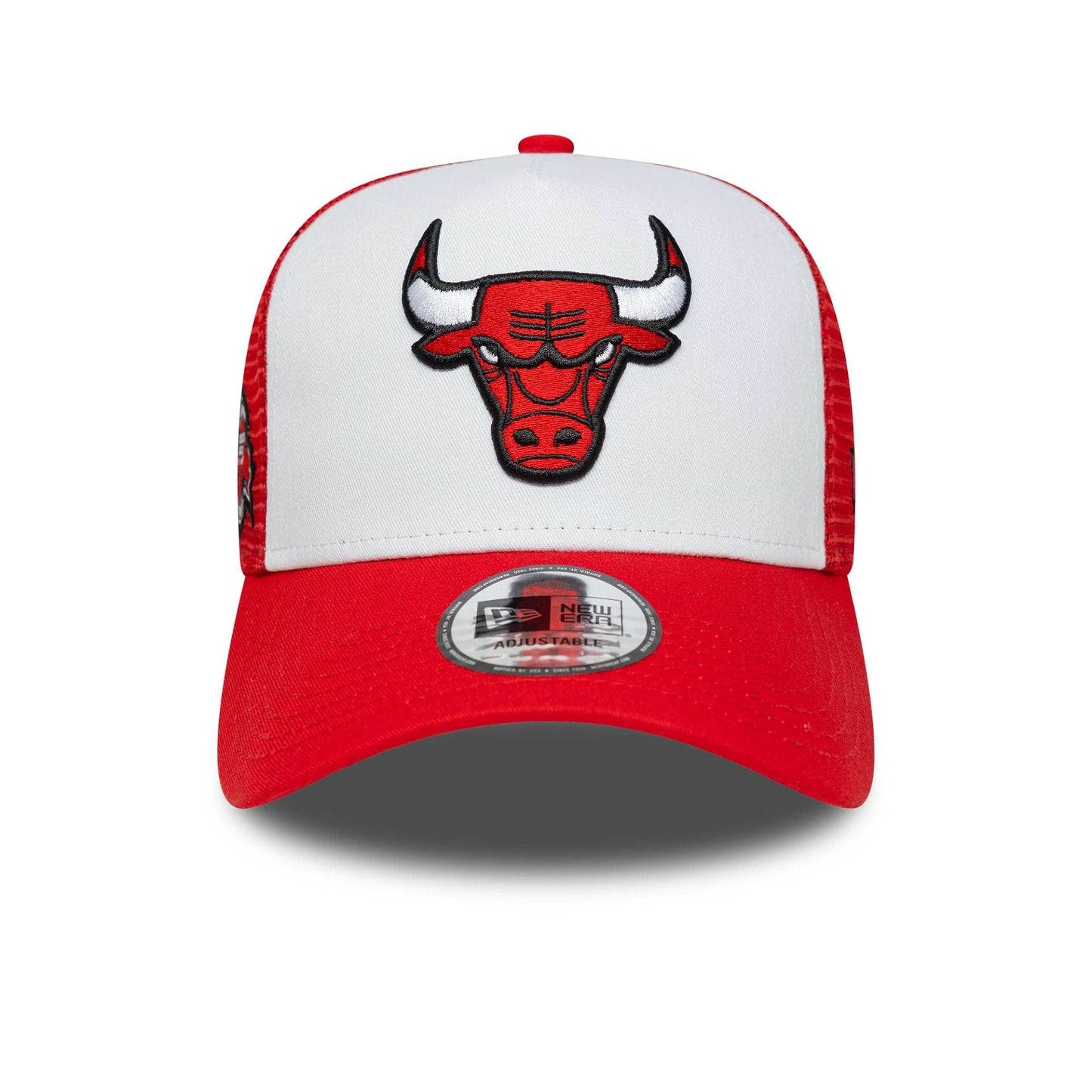 New Era 9FORTY Trucker Cap Chicago Bulls NBA Side Patch red