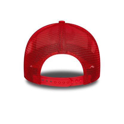 New Era 9FORTY Trucker Cap Chicago Bulls NBA Side Patch red