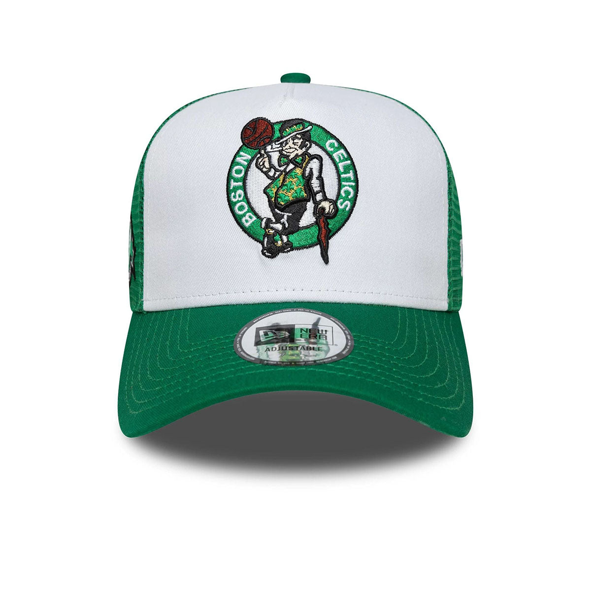 New Era 9FORTY Trucker Cap Boston Celtics NBA Side Patch green