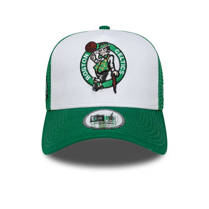 New Era 9FORTY Trucker Cap Boston Celtics NBA Side Patch green