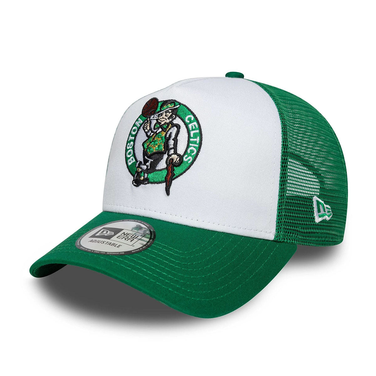 New Era 9FORTY Trucker Cap Boston Celtics NBA Side Patch green