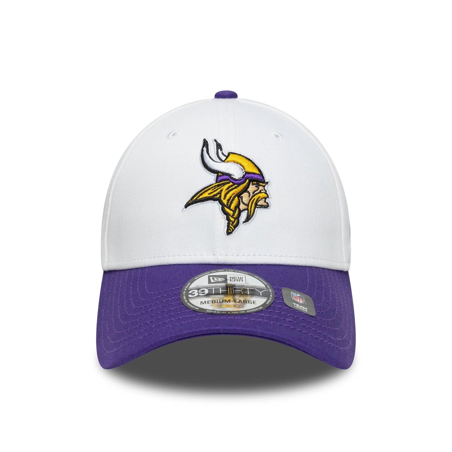 New Era 39THIRTY Cap Minnesota Vikings NFL Team Logo white