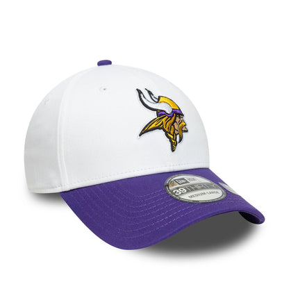 New Era 39THIRTY Cap Minnesota Vikings NFL Team Logo white