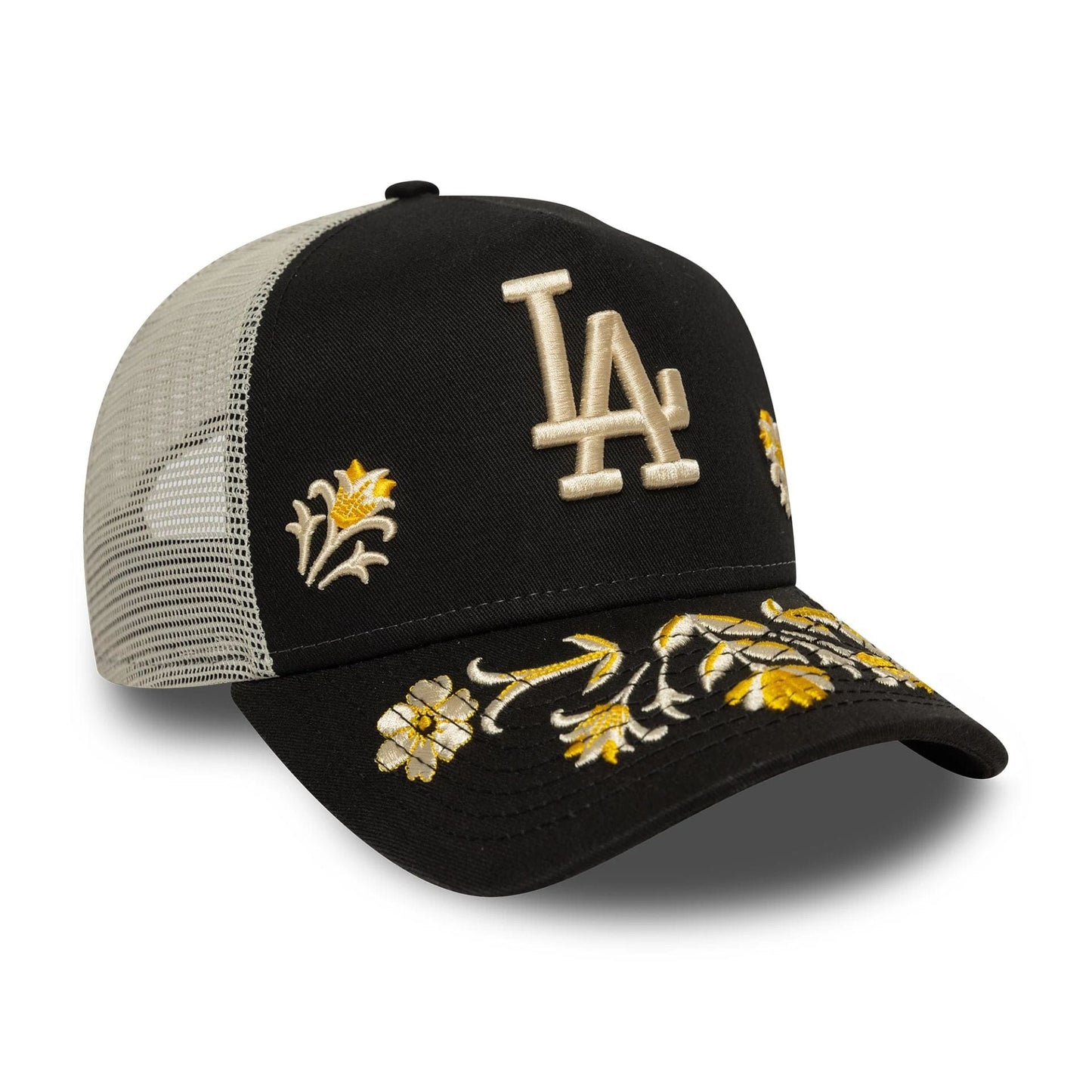 New Era A-Frame Trucker Cap LA Dodgers MLB Floral Icon black