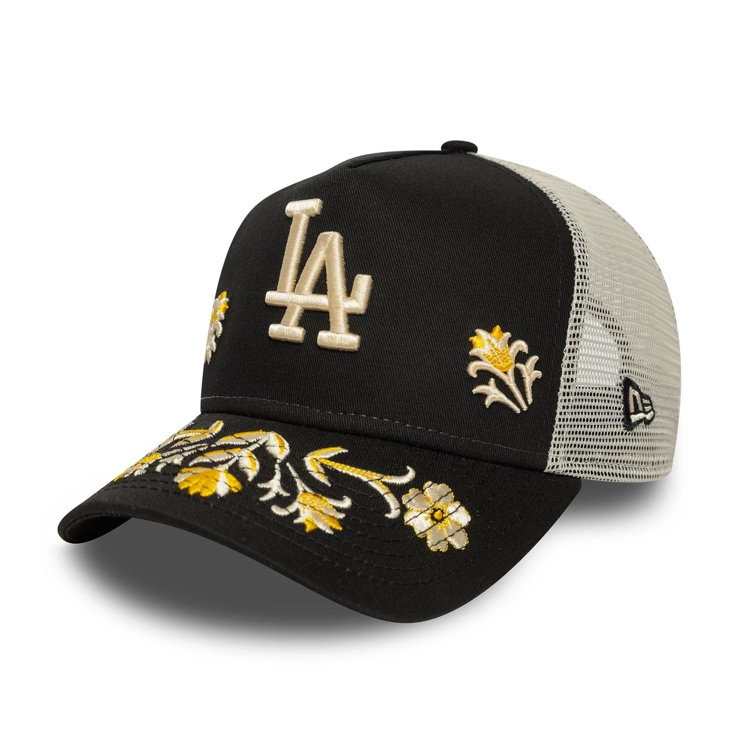 New Era A-Frame Trucker Cap LA Dodgers MLB Floral Icon black