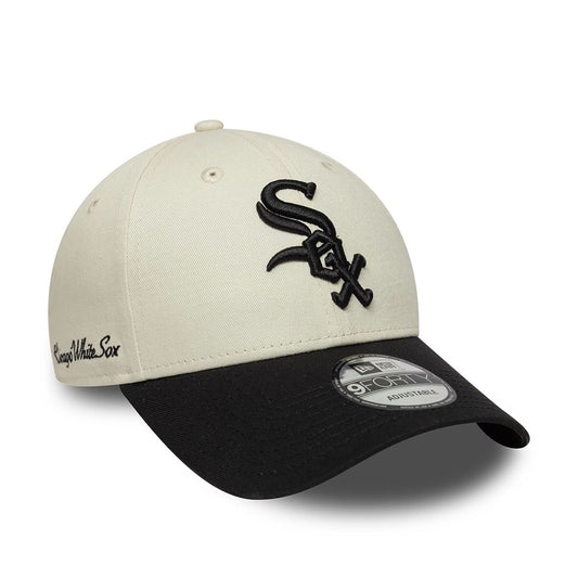 New Era 9FORTY Cap Chicago White Sox MLB Sidescript beige