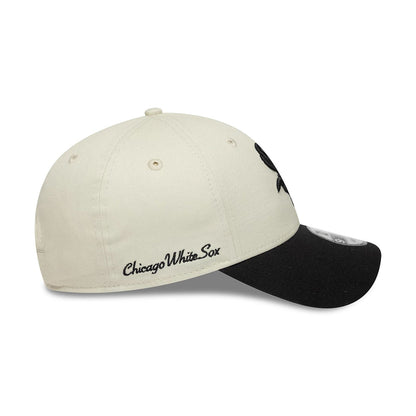 New Era 9FORTY Cap Chicago White Sox MLB Sidescript beige