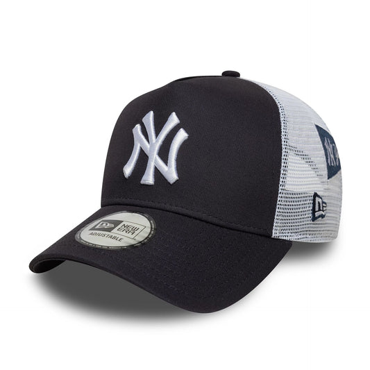 New Era 9FORTY A-Frame Trucker Cap New York Yankees MLB Patch black