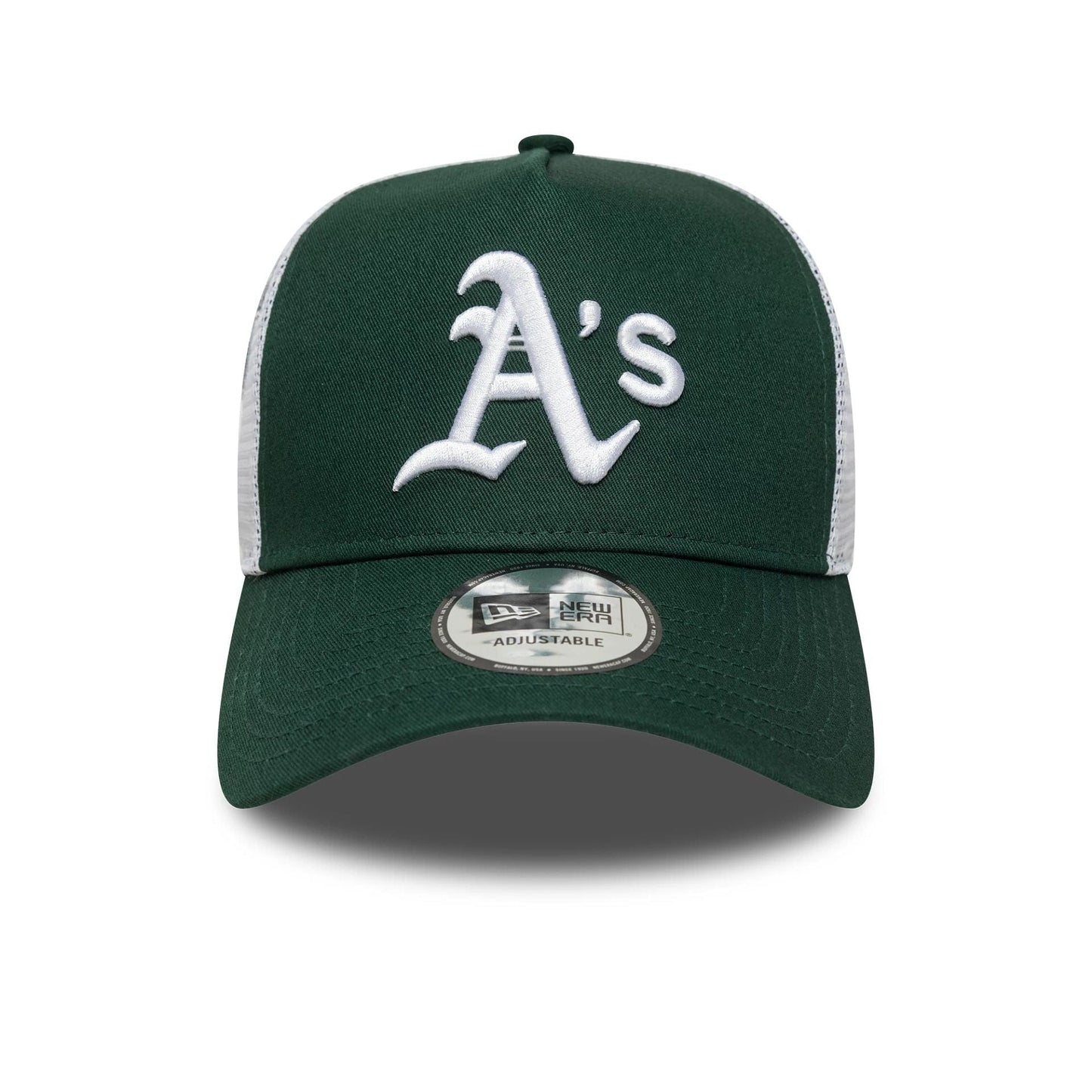 New Era 9FORTY A-Frame Trucker Cap Oakland Athletics MLB Patch green