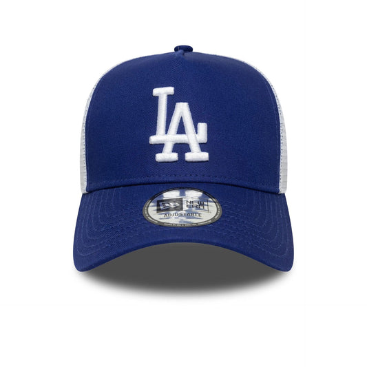 New Era 9FORTY A-Frame Trucker Cap LA Dodgers MLB Patch blue