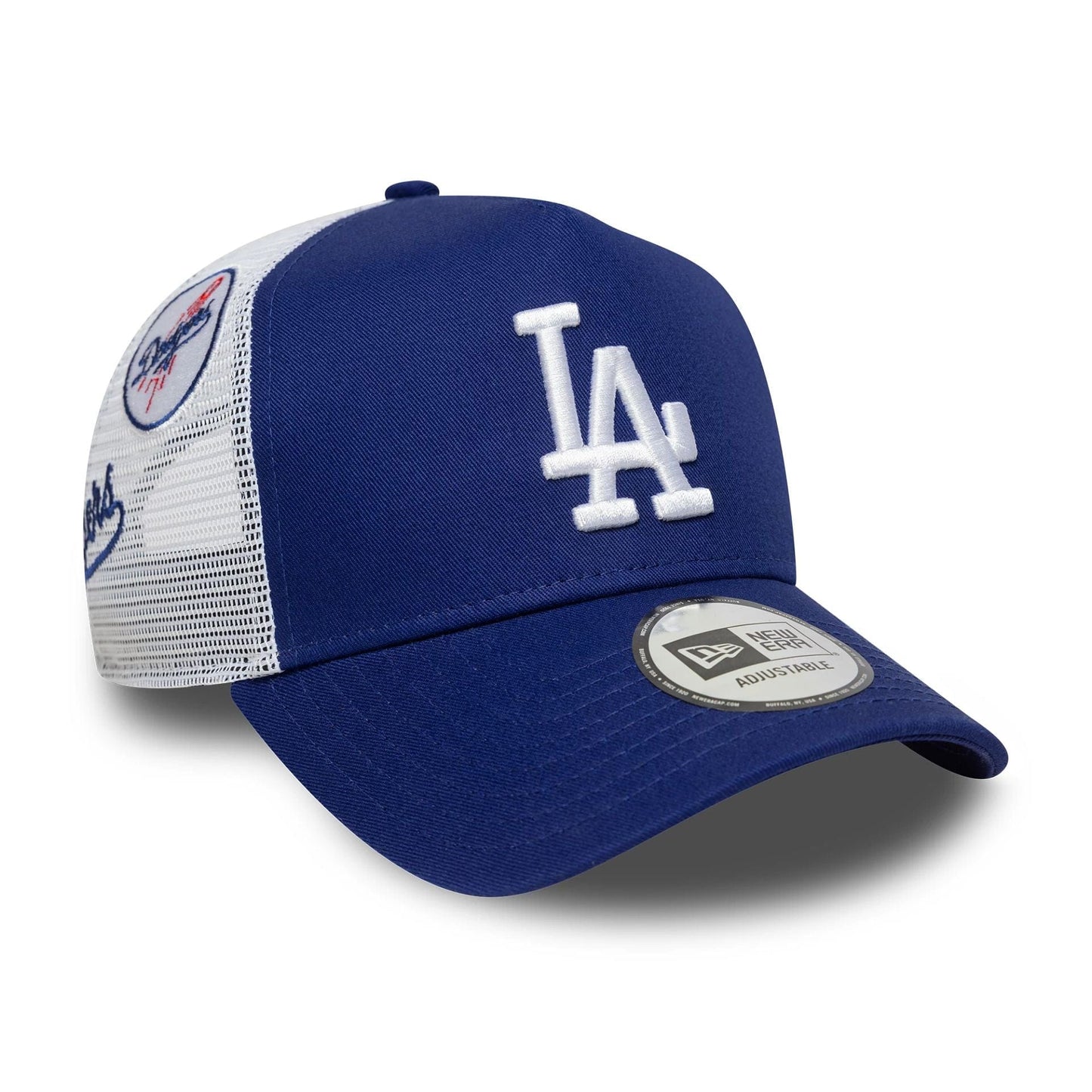 New Era 9FORTY A-Frame Trucker Cap LA Dodgers MLB Patch blue