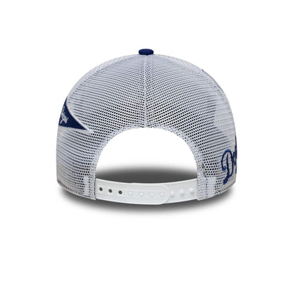 New Era 9FORTY A-Frame Trucker Cap LA Dodgers MLB Patch blue