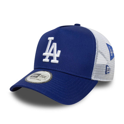 New Era 9FORTY A-Frame Trucker Cap LA Dodgers MLB Patch blue