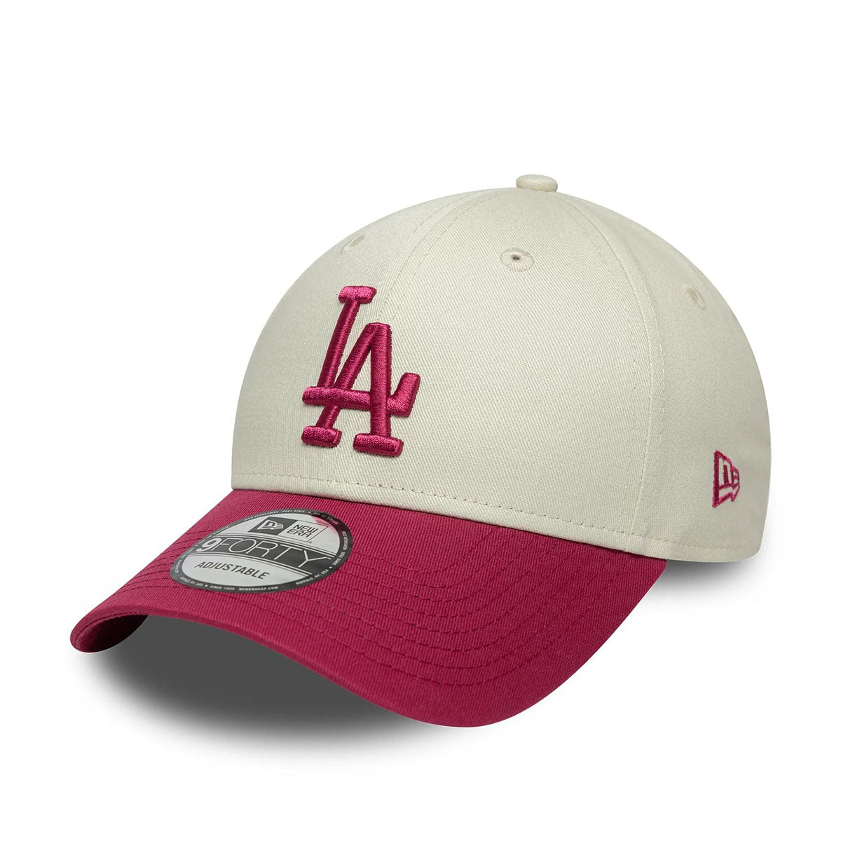 New Era 9FORTY Cap LA Dodgers MLB Sidescript beige