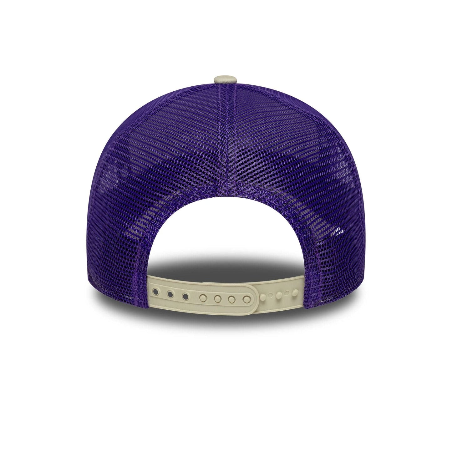 New Era 9FORTY Trucker Cap LA Lakers NBA Script beige