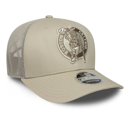 New Era 9SEVENTY Stretch Snap Cap Boston Celtics NBA Tonal beige