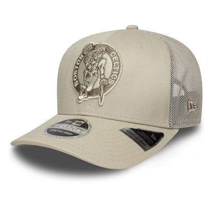 New Era 9SEVENTY Stretch Snap Cap Boston Celtics NBA Tonal beige