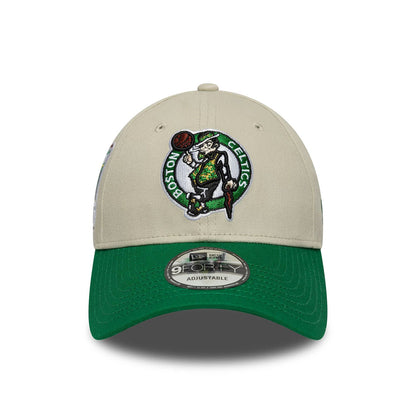 New Era 9FORTY Cap Boston Celtics NBA Contrast Patch beige