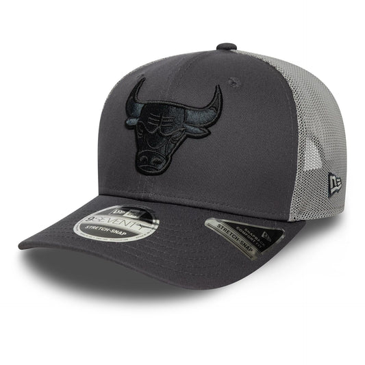 New Era 9SEVENTY Stretch Snap Cap Chicago Bulls NBA Tonal dark grey