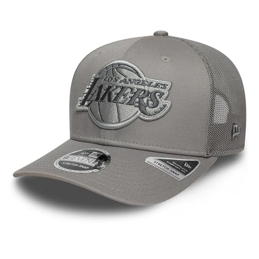 New Era 9SEVENTY Stretch Snap Cap LA Lakers NBA Tonal grey