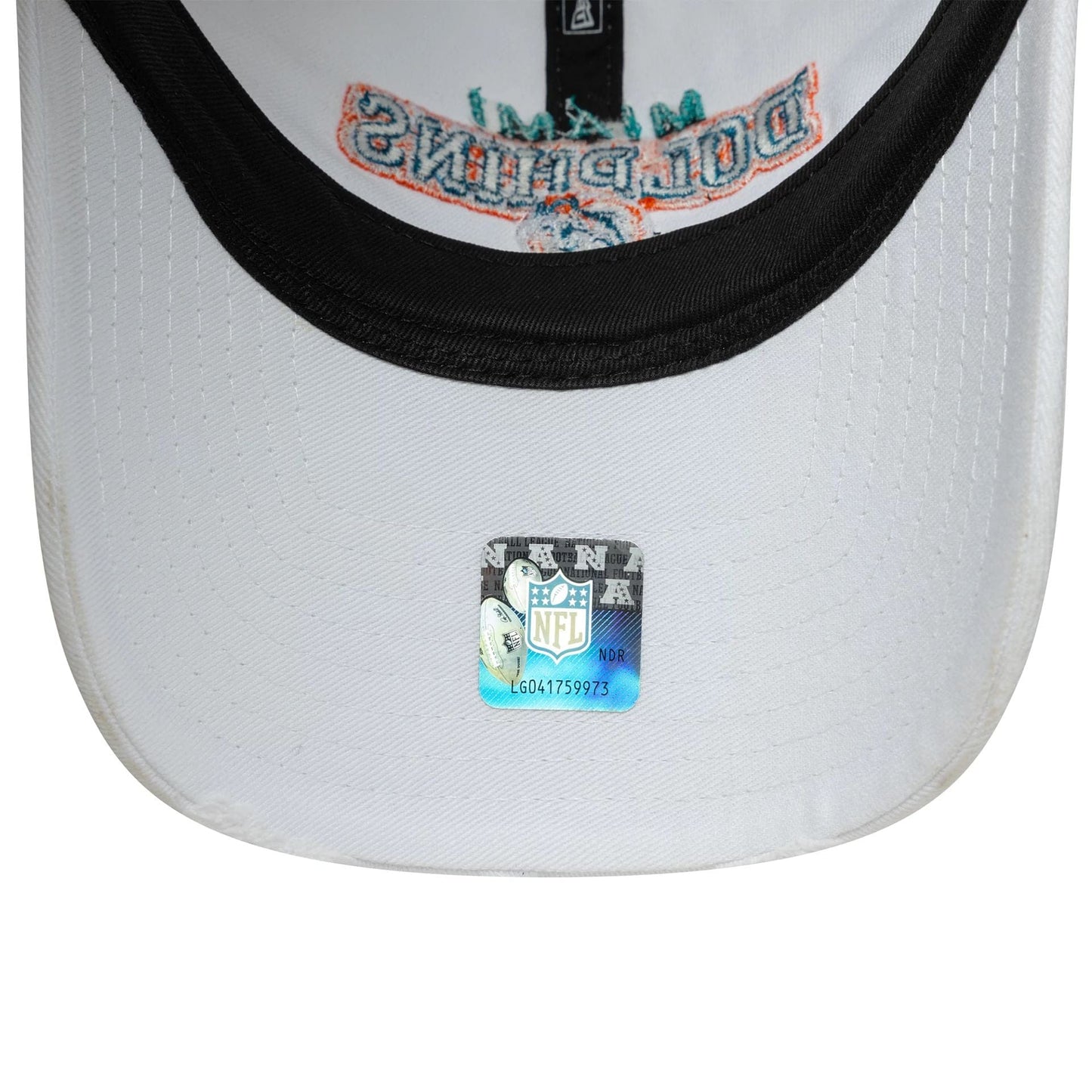 New Era 9TWENTY Cap Miami Dolphins NFL Washed Distressed white