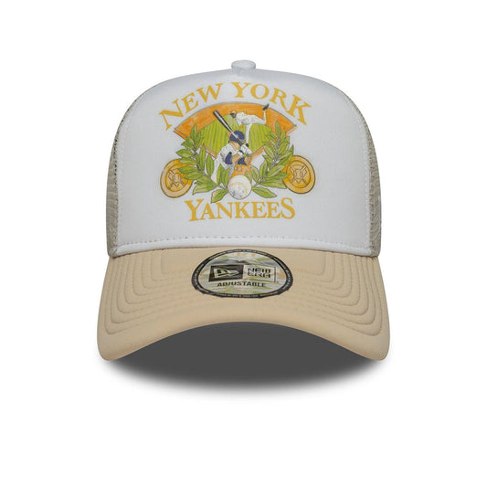 New Era 9FORTY Trucker Cap New York Yankees MLB Graphic beige
