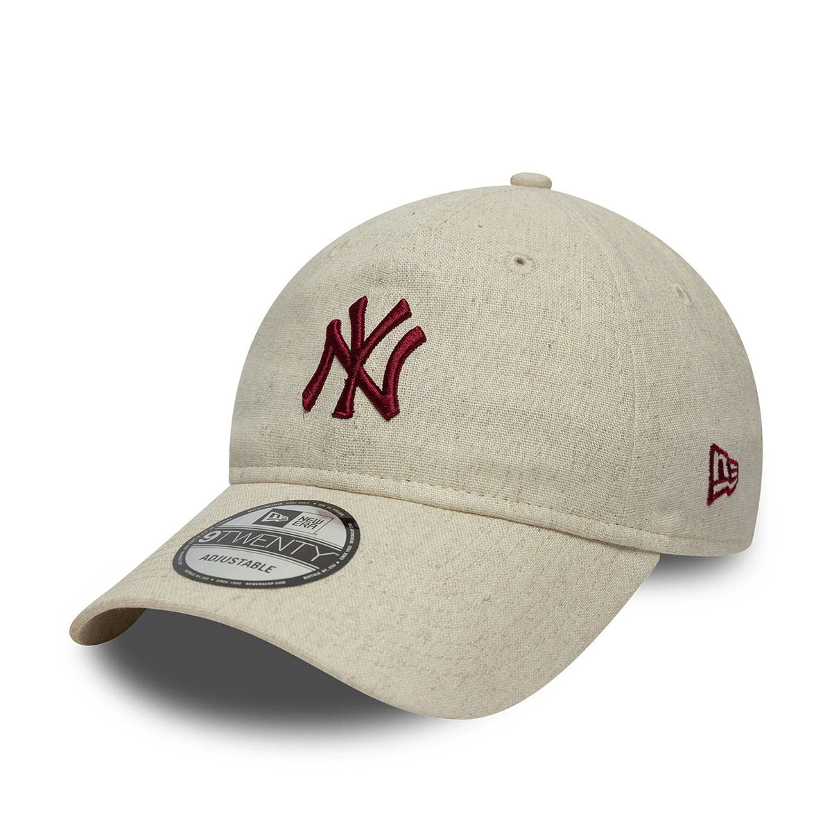 New Era 9TWENTY Cap New York Yankees MLB Leinen beige