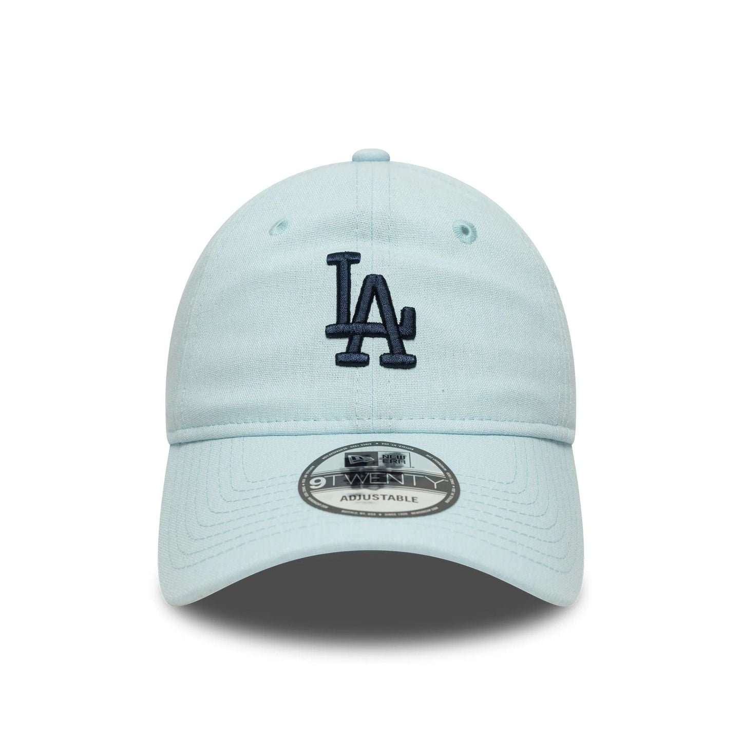 New Era 9TWENTY Cap LA Dodgers MLB Leinen pastel blue