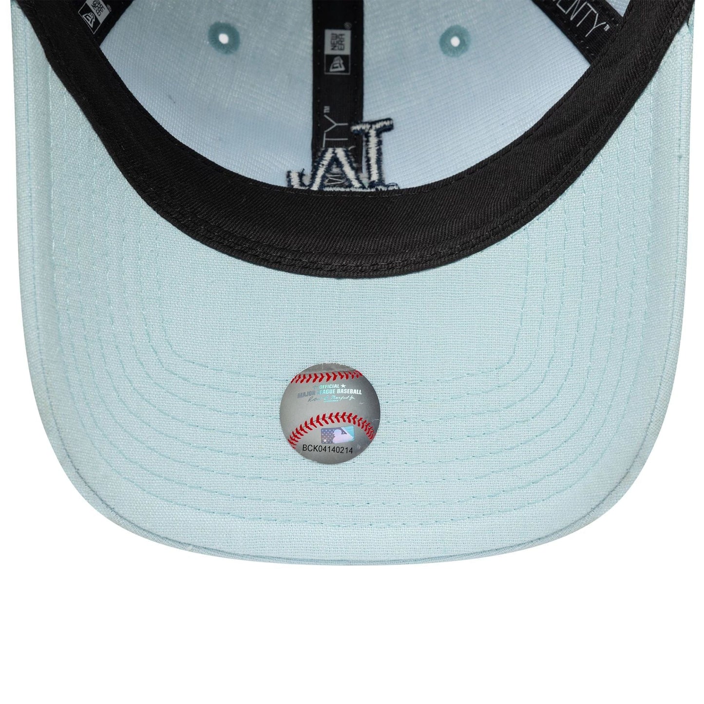 New Era 9TWENTY Cap LA Dodgers MLB Leinen pastel blue