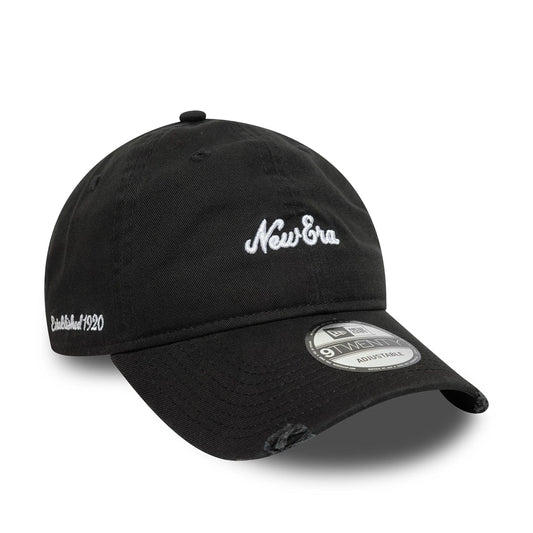 New Era 9TWENTY Cap Distressed black