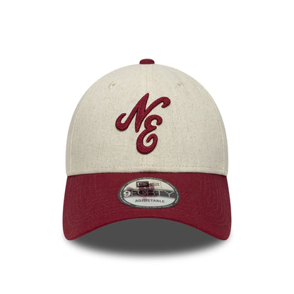 New Era 9FORTY Cap Leinen beige
